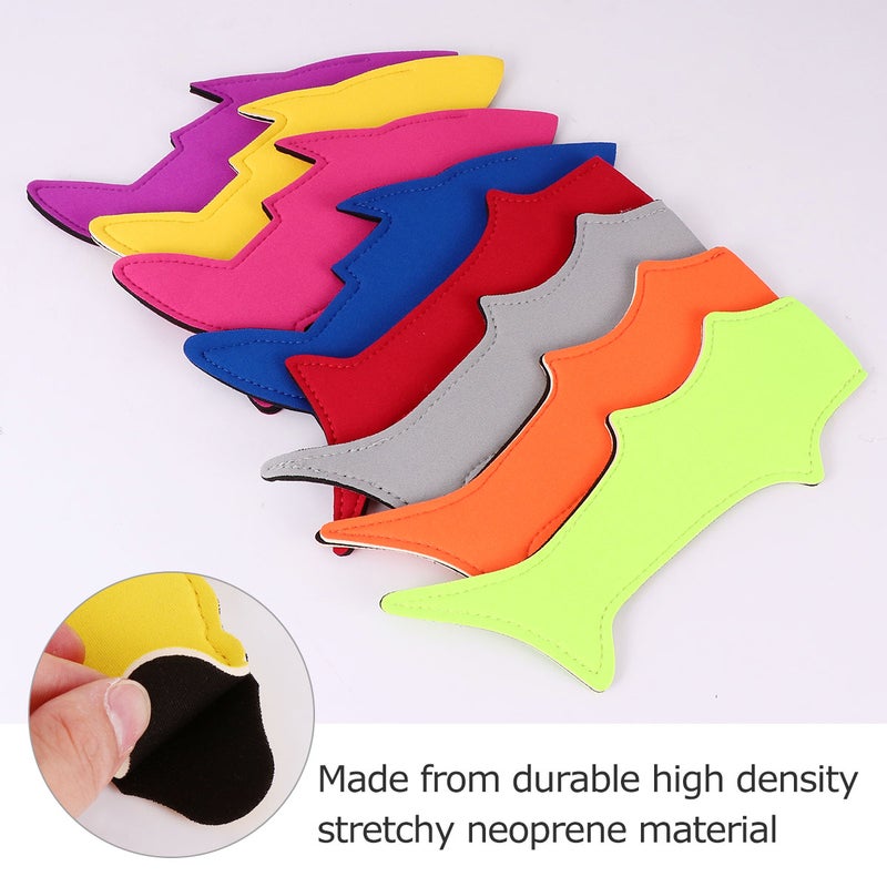 8pcs Neoprene Fabric Bags Ice Insulator Sleeves Random Color - Image 3