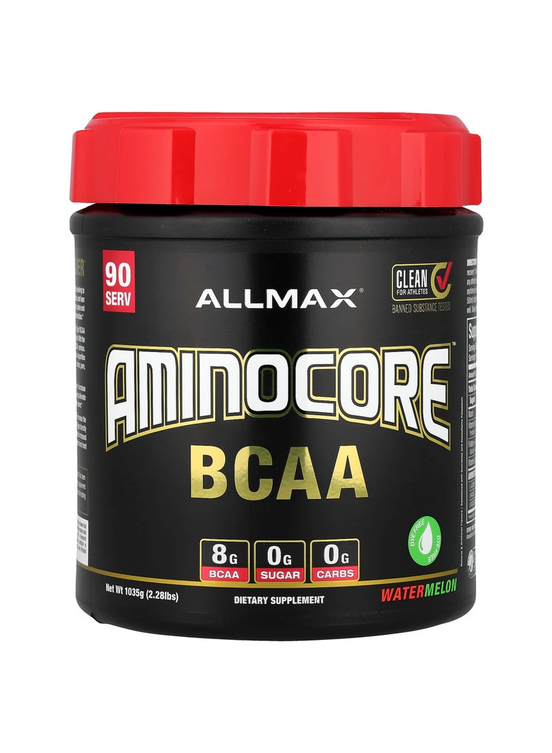 Allmax AMINOCORE BCAA, Watermelon, 2.28 lbs (1035 g)
