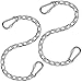 BeneLabel 2Pcs 29inch Stainless Steel Hanging Chair Chain Kit with 4 Carabiners 1000 LB Capacity Hammock Chain Extender Chain for Swing Punching Bag Porch Swing Indoor Outdoor - Image 3