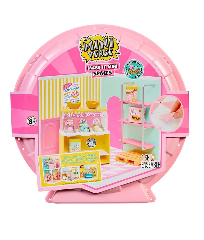 Miniverse MGA’s Miniverse Make It Mini Spaces Starter Pack Pink - Image 1