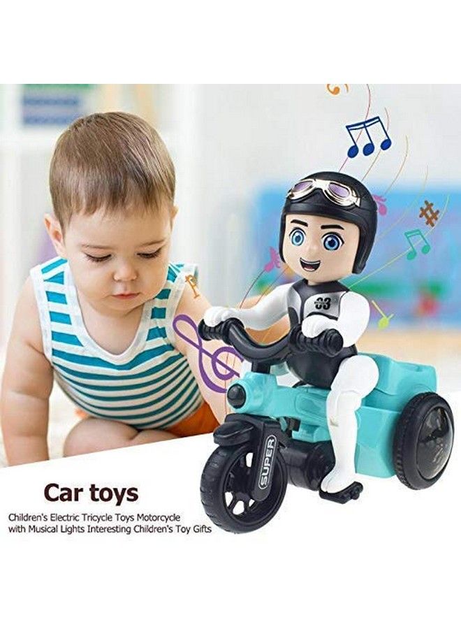 Goyal's 03 Bicycle Bump & Go Toy With Flashing Lights Music Sound Automatic Riding 360 Degree Rotation Bicycle 03 Entertainment For Kids Both Boys And Girls Assorted Multicolor - Image 3