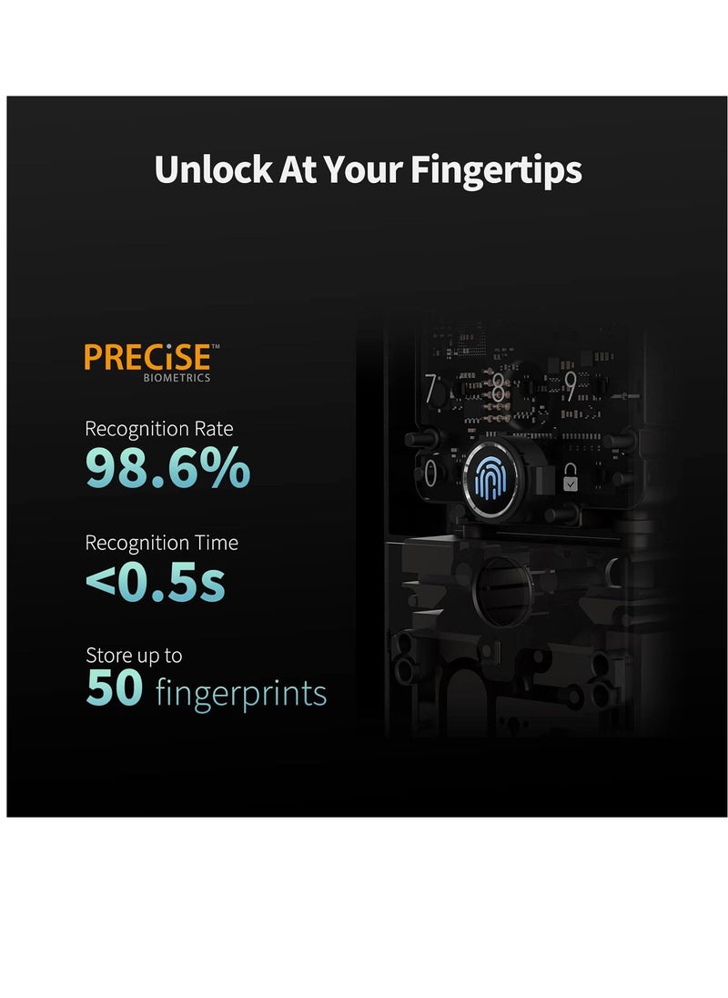 Aqara - Smart Door Lock U100 with E1 Hub Kit and 2x NFC cards DL-D01D Silver Global Version - Image 1