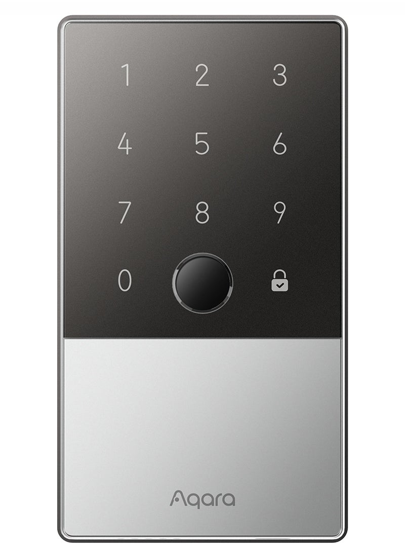 Aqara - Smart Door Lock U100 with E1 Hub Kit and 2x NFC cards DL-D01D Silver Global Version - Image 1