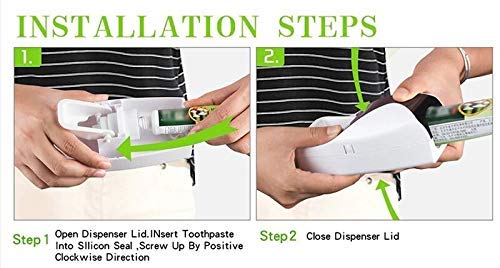 Puffin Automatic Plastic Toothpaste Dispenser with Toothpaste Holder - Image 5