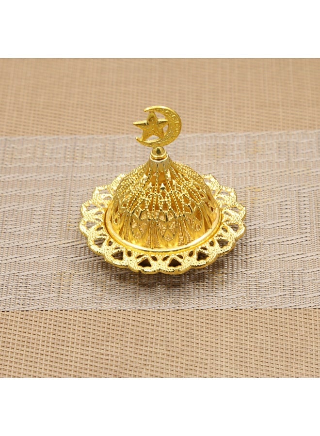 توب ون حوامل بخور كلاسيكية للعصي بـ 9 فتحات، حامل بخور مزود بمصيدة رماد، حارق لعصي ومخاريط البخور من النحاس للتأمل، اليوغا، وديكور المنزل - Image 1