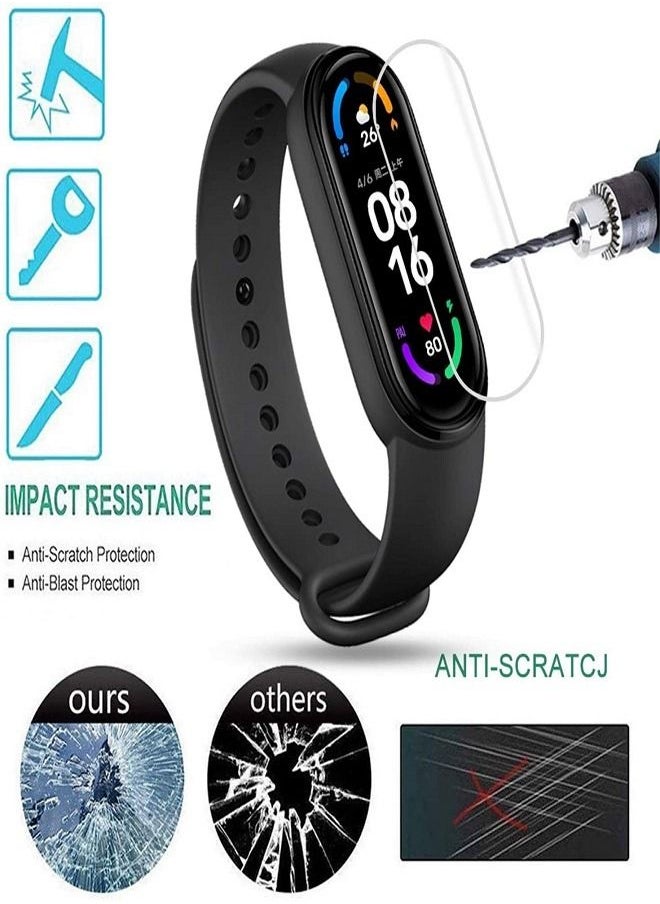 ماركة غير محددة واقي شاشة TPU مقاوم للانفجار لهاتف Xiaomi Mi Band 6  - Image 2
