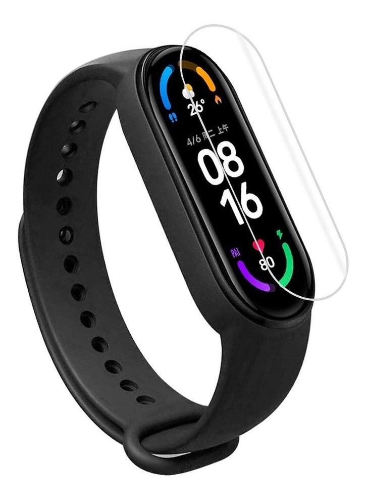 ماركة غير محددة واقي شاشة TPU مقاوم للانفجار لهاتف Xiaomi Mi Band 6  - Image 1