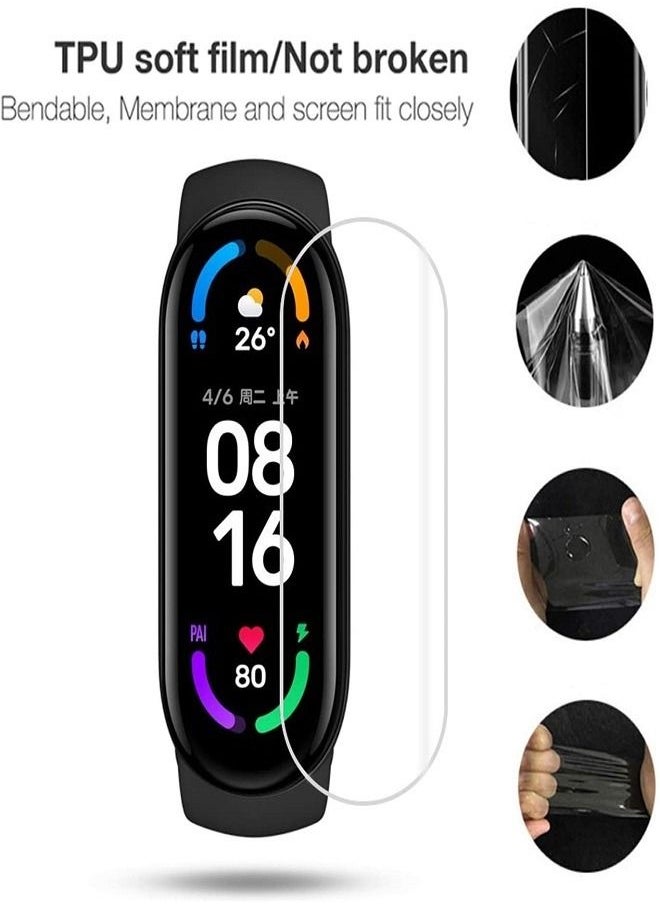ماركة غير محددة واقي شاشة TPU مقاوم للانفجار لهاتف Xiaomi Mi Band 6  - Image 5