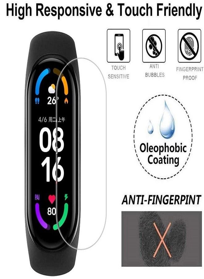 ماركة غير محددة واقي شاشة TPU مقاوم للانفجار لهاتف Xiaomi Mi Band 6  - Image 3