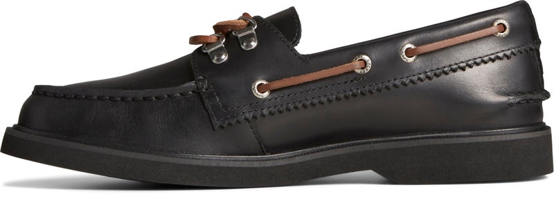 أحذية سبيري للرجال - أحذية قارب جبلية أصلية مزدوجة النعل - سوداء 13