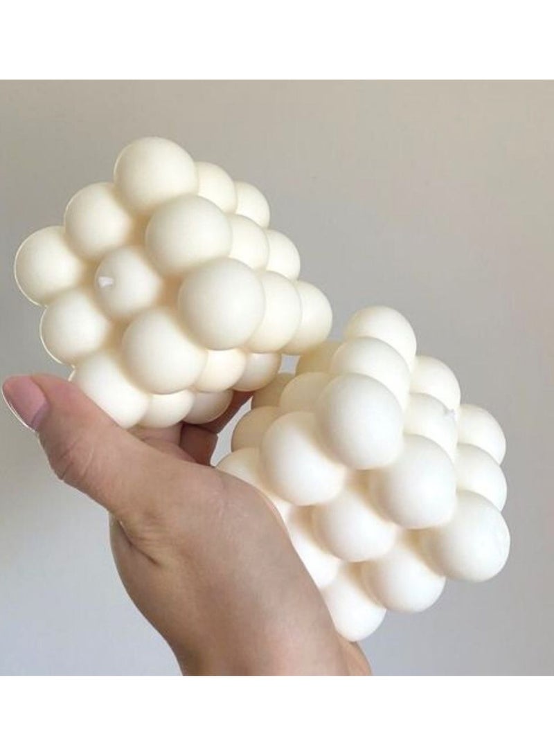 إنشز هوم شمعة فقاعة ويسبر (بيضاء) - Image 3