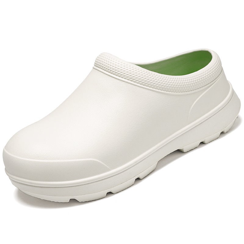 Eva High Elastic Eco-Friendly Outdoor Work Shoes Breathable Wear-Resistant Non-Slip Waterproof Kitchen Shoes Summer Couple Thick Slippers - Image 1