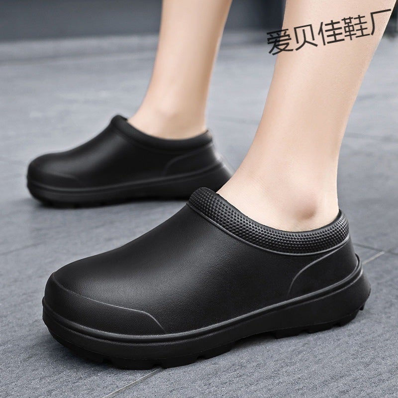 Eva High Elastic Eco-Friendly Outdoor Work Shoes Breathable Wear-Resistant Non-Slip Waterproof Kitchen Shoes Summer Couple Thick Slippers - Image 2