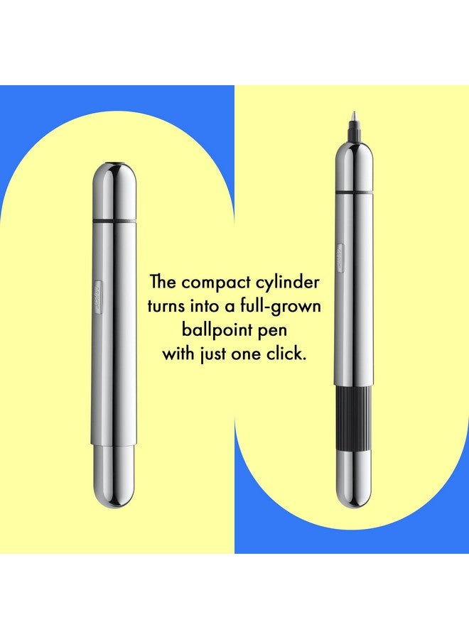 لامي قلم حبر جاف LAMY Lamy ذو أساس زيتي باللون الأزرق الإمبراطوري Pico L288IB استيراد عادي (كروم) - Image 5