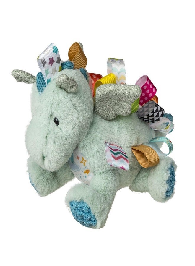 Taggies Stuffed Animal Soft Toy with Sensory Tags, 9-Inches, Mega-Taggies Drax Dragon - Image 1