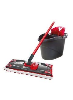 Vileda Floor mop Set, Plastic Metal Polystyrene, red