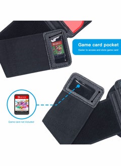 Y&D Wristband and Sports Leg Strap for Switch Just Dance 2022, 2 in 1 Joypad Fitness Ring Straps Suitable Nintendo OLED（2 Pack）  - Image 3