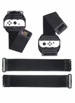 Y&D Wristband and Sports Leg Strap for Switch Just Dance 2022, 2 in 1 Joypad Fitness Ring Straps Suitable Nintendo OLED（2 Pack）  - Image 1
