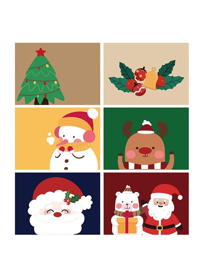 12 Christmas greeting cards, perfect for the holiday season, Merry Christmas cards, winter gifts, suitable for family, friends, and children - Image 4