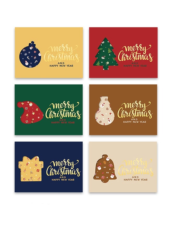 12 Christmas greeting cards, perfect for the holiday season, Merry Christmas cards, winter gifts, suitable for family, friends, and children - Image 3