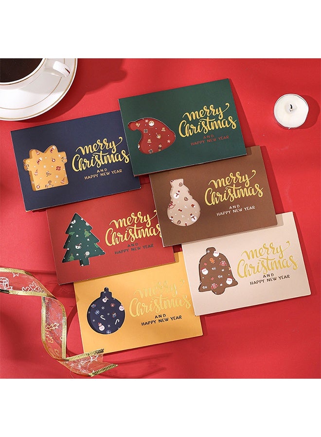 12 Christmas greeting cards, perfect for the holiday season, Merry Christmas cards, winter gifts, suitable for family, friends, and children - Image 5