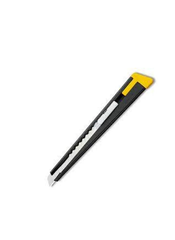 OLFA - KNP Olfa Cutter 9mm (Black) is a precision utility knife designed for smooth and effortless cutting. - Image 1