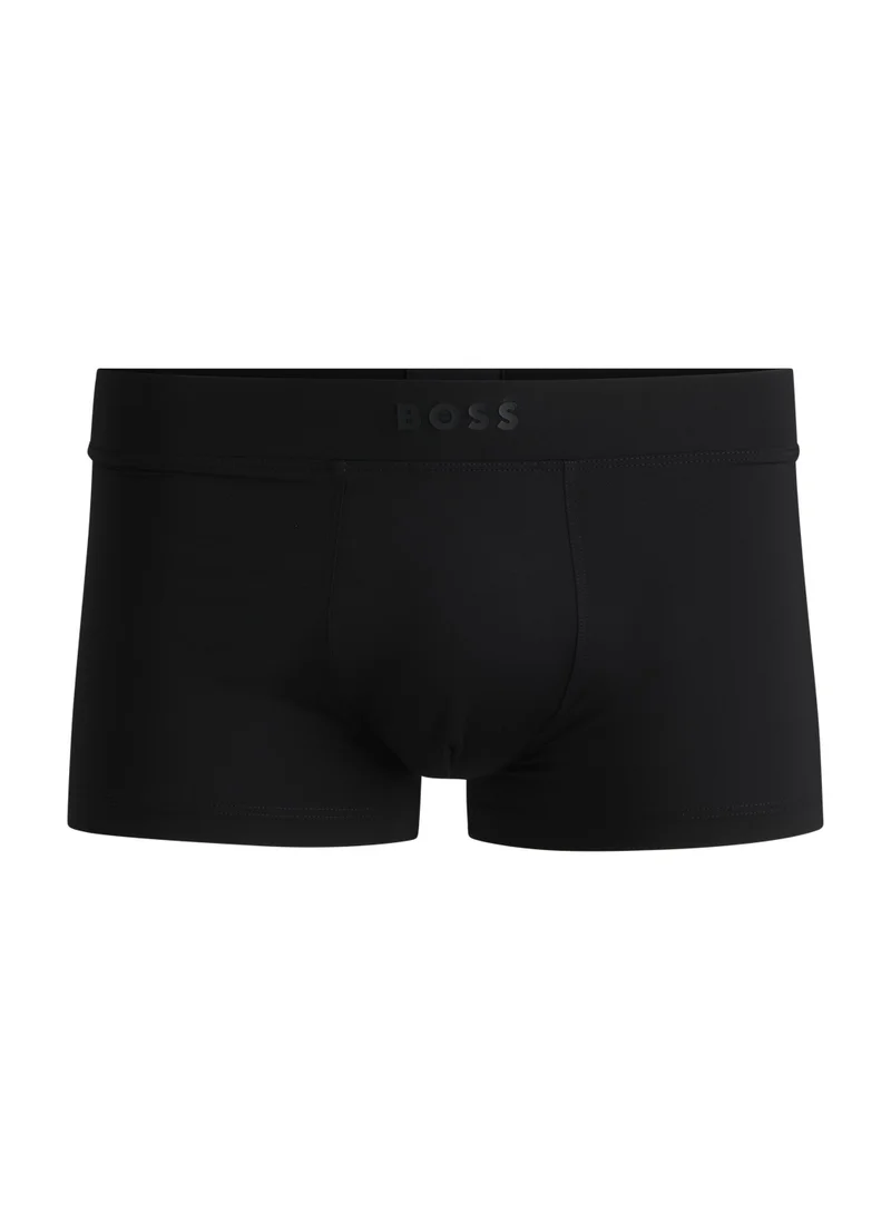 BOSS Stretch-jersey trunks with 3D logo