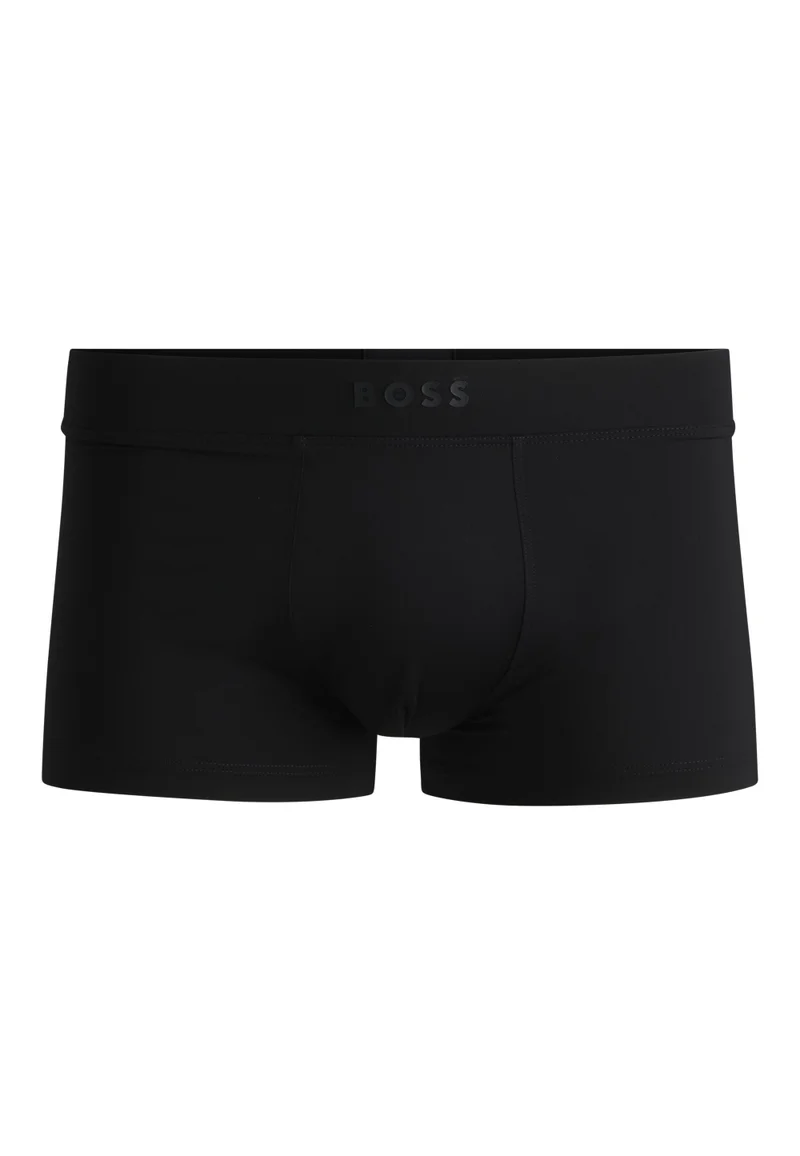 BOSS Stretch-jersey trunks with 3D logo