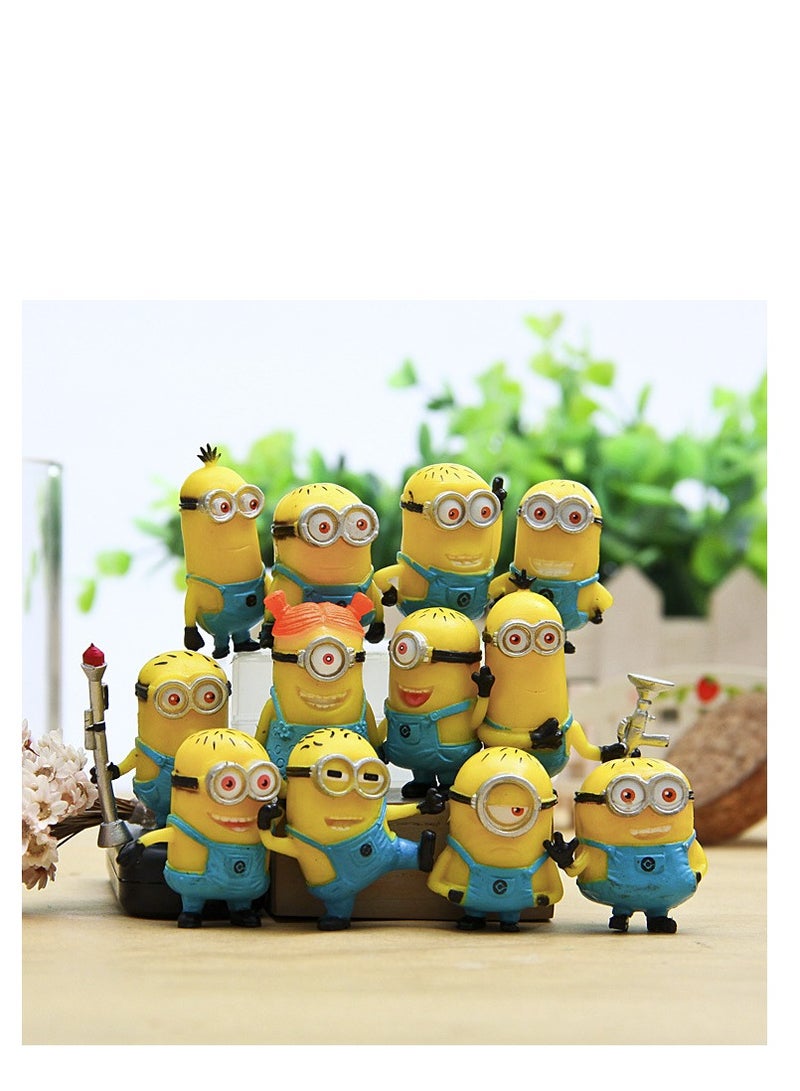 Y&D 12-Piece  2 Minion Action Figure Set - Image 1