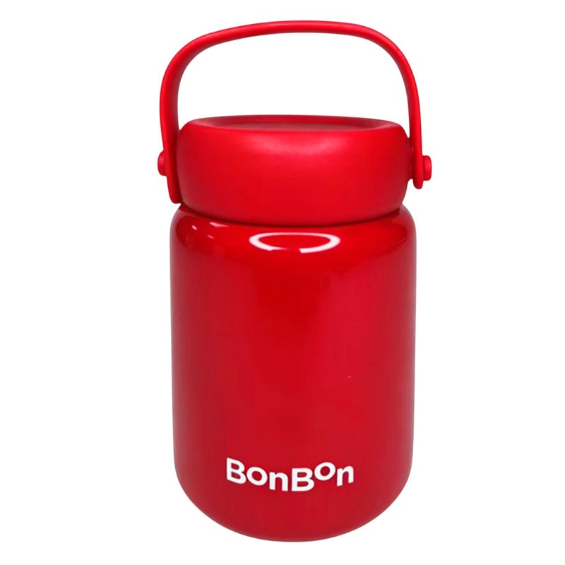 BonBon - Stainless Steel Food Jar - 300ml - Red - Image 1