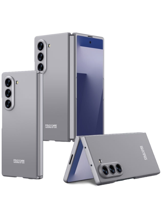 GKK Stylish Slim Protective Case Compatible with Samsung Galaxy Z Fold 7 5G (2025) , Elastic Shock Absorption, Lightweight, Anti-Scratch, Bumper Hardcase, Full-Cover Hard Shell - Image 1