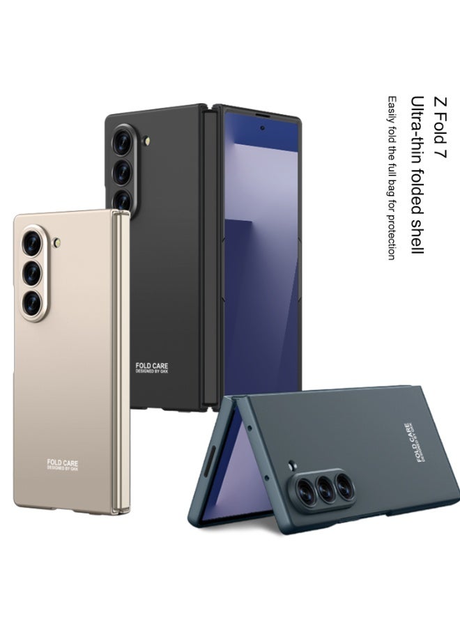 GKK Stylish Slim Protective Case Compatible with Samsung Galaxy Z Fold 7 5G (2025) , Elastic Shock Absorption, Lightweight, Anti-Scratch, Bumper Hardcase, Full-Cover Hard Shell - Image 2