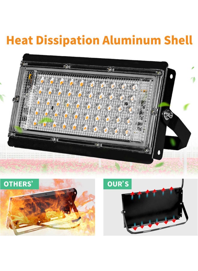 مصباح إضاءة للنباتات يتكون من 96 مصباح LED أسود 24.20x5.00x0.43سم - Image 3