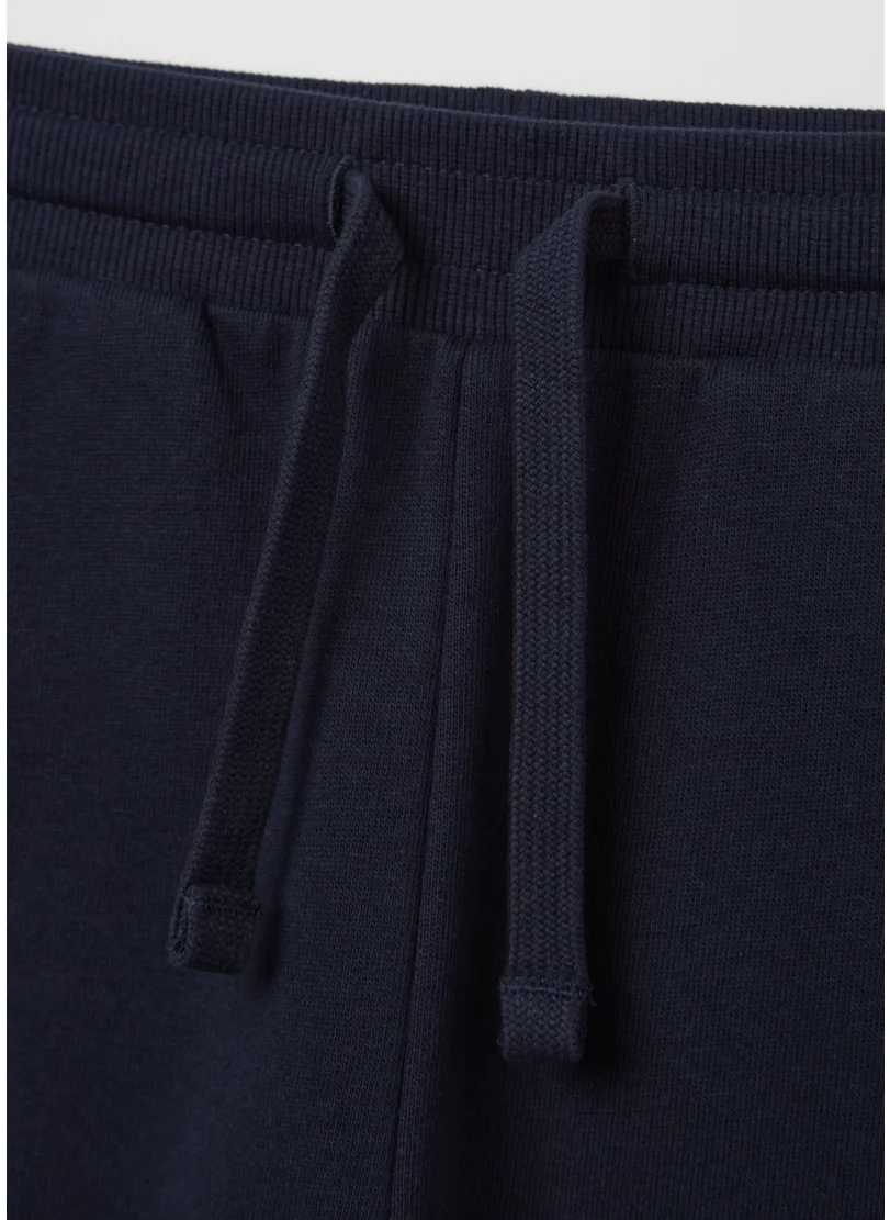 Ovs Fleece joggers with drawstring and print