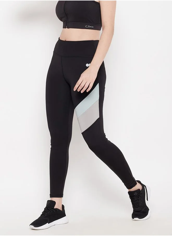 Clovia Snug Fit High Rise Active Tights by Styli