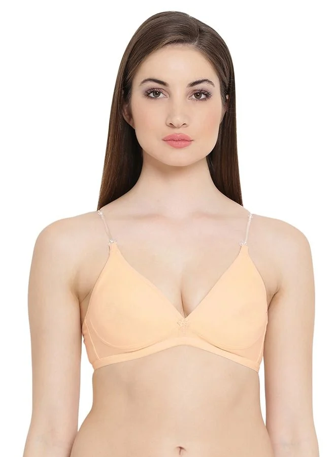 كلوفيا Clovia Pack Of 2 Printed Non Padded Full Coverage Bra In Multicolour