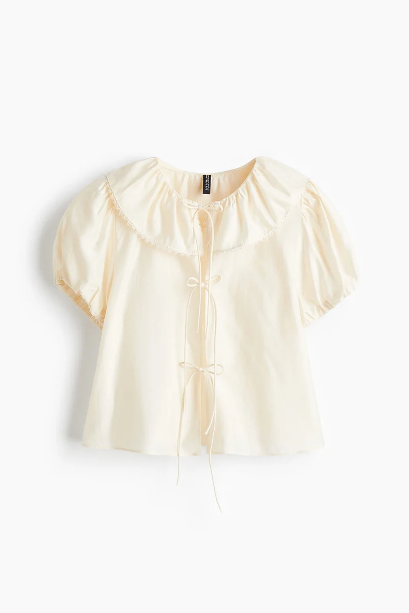 H&M Tie-front blouse