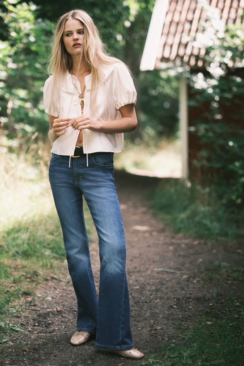 H&M Tie-front blouse