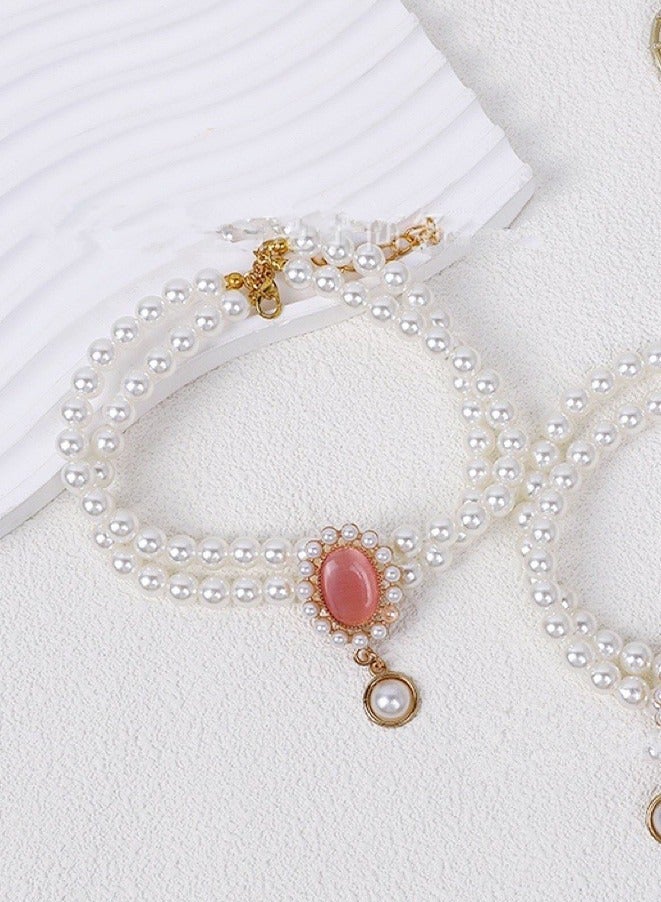 Generic Pet Pearl Necklace Cat and Dog Pearl Collar Cute Decoration - Image 3