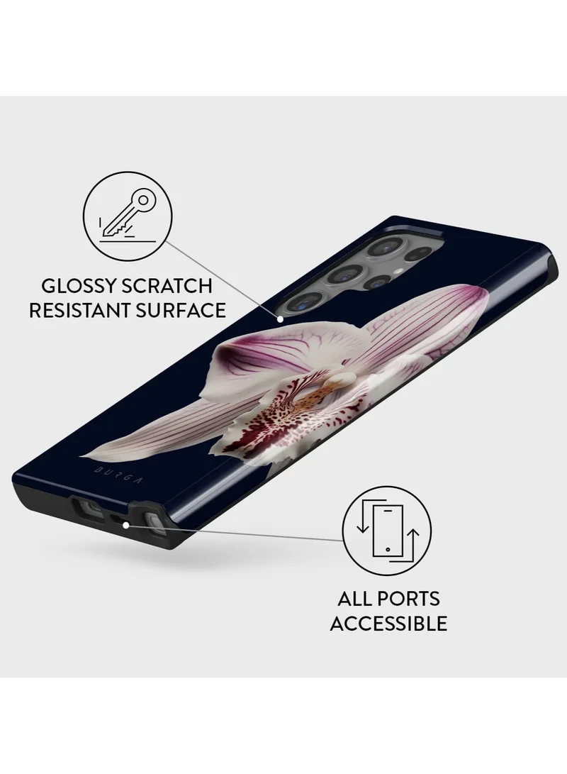 بورجا طاء هاتف BURGA متوافق مع Samsung Galaxy S24 Ultra - غطاء حماية فاخر بطبقتين: غلاف صلب + سيليكون - تصميم "Nectar" - مقاوم للخدوش والصدمات
