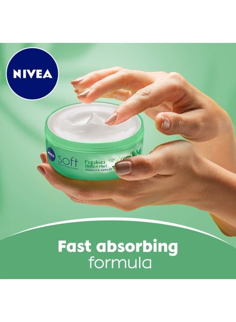 نيفيا سوفت تشيلدد مينت فريشيز - للوجه والجسم واليدين - 100 مل