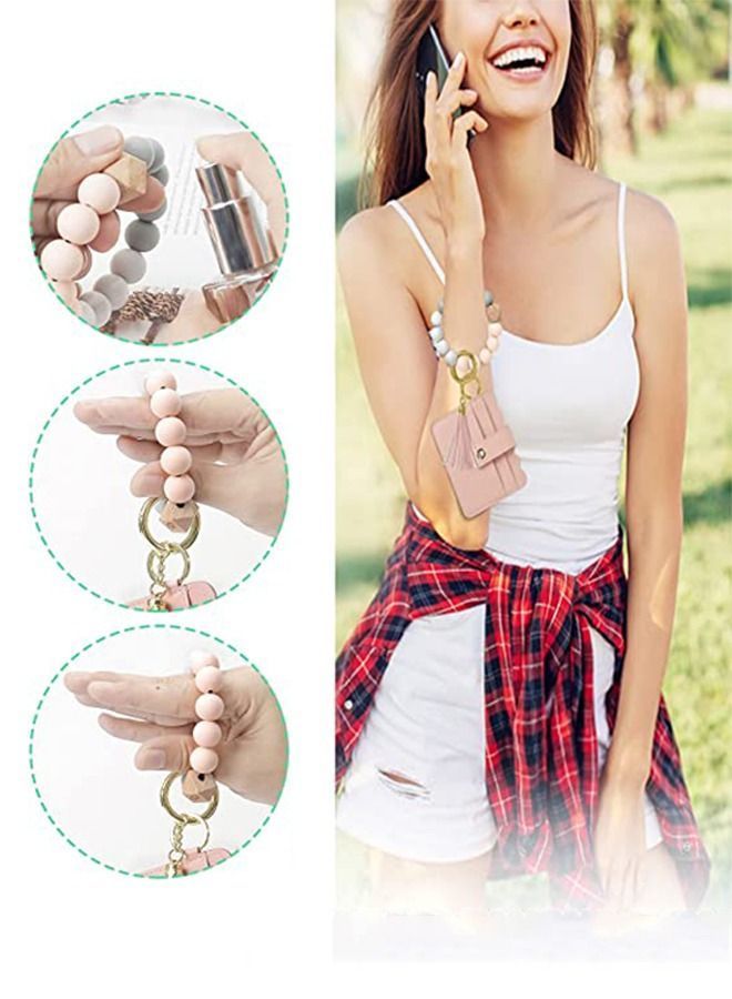 NIBEMINENT Wristlet Keychain Bracelet Wallet  - Image 3