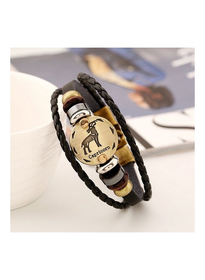 12 Constellation Leather Bracelet - Image 1