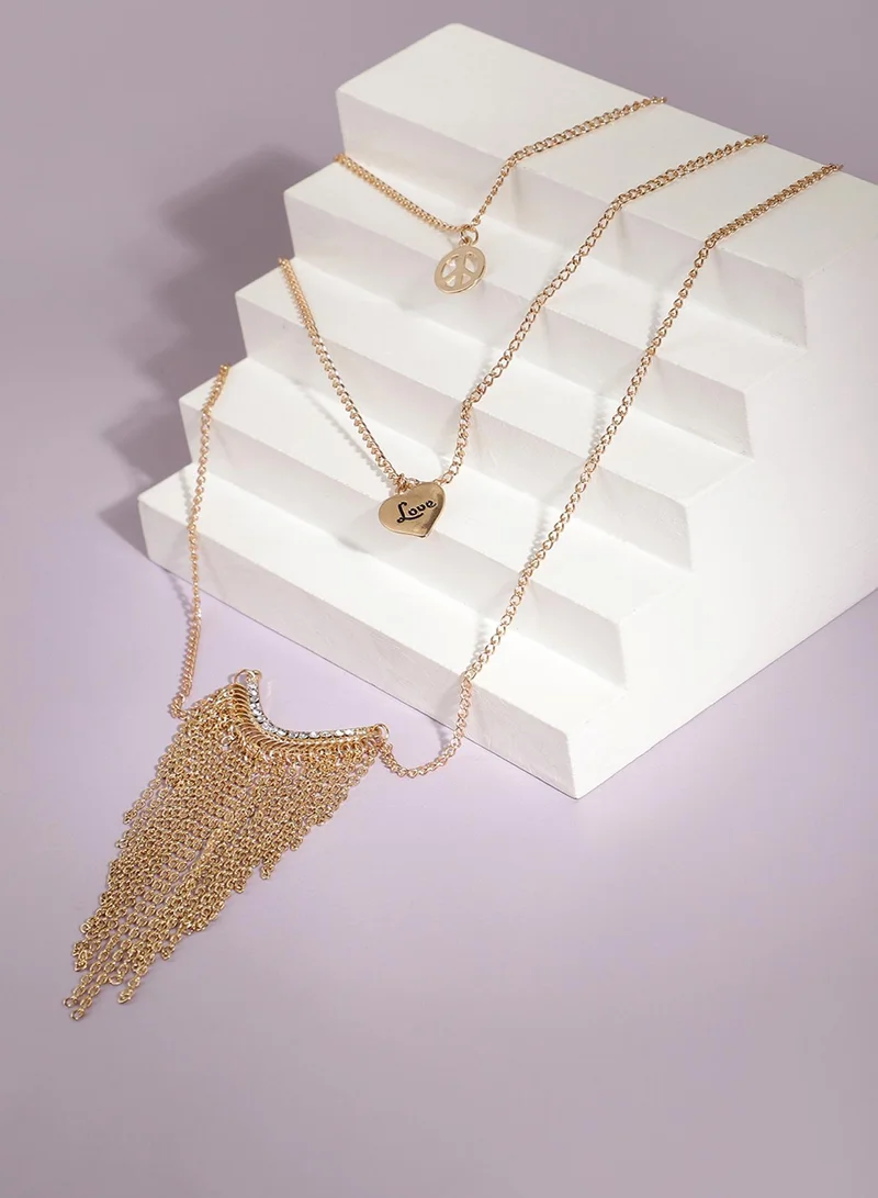 SOHI Party Artificial Necklace Jewellery