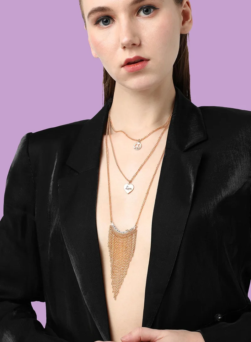 SOHI Party Artificial Necklace Jewellery