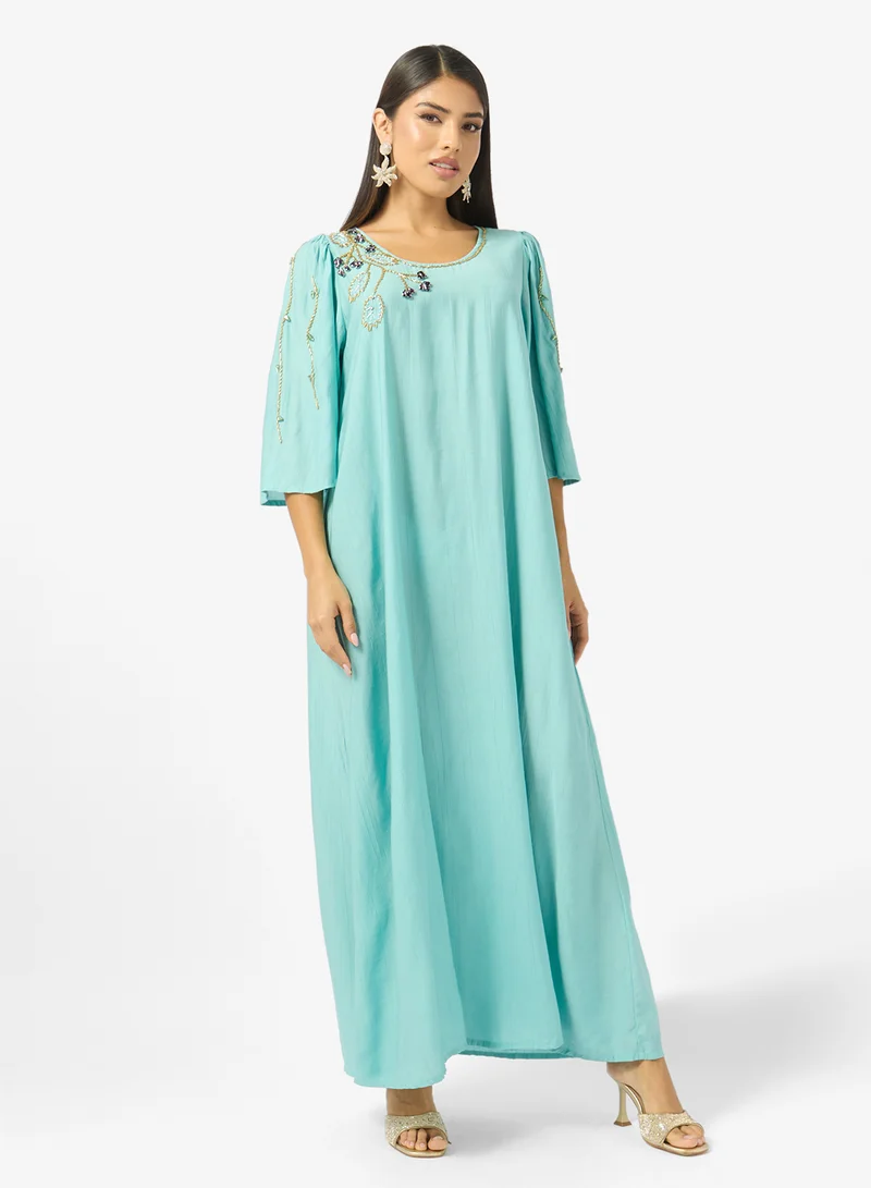 Khizana  Embellished Jalabiya for Women | Best Price UAE