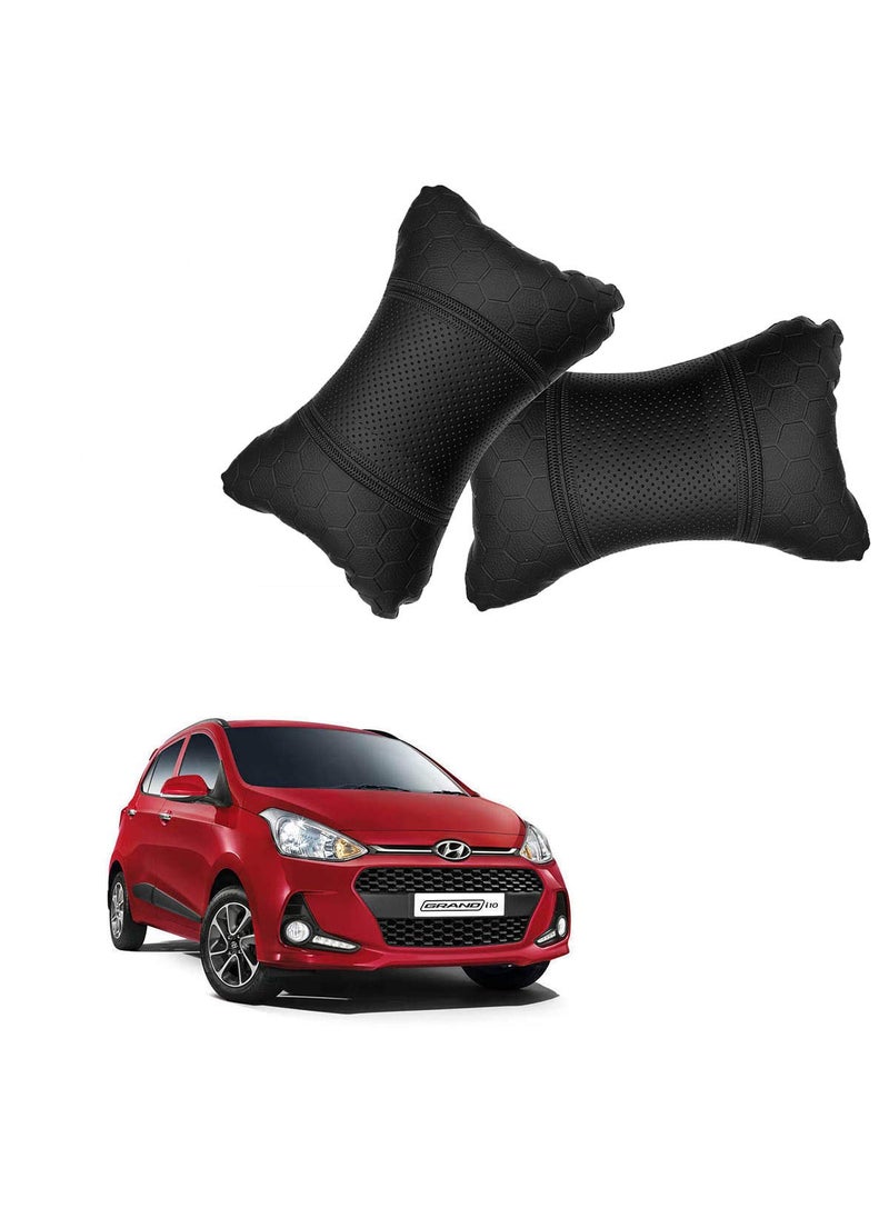 Adroitz Adroitz Black Universal Neck Rest Pillow Faux Leather Material in Football Design for All Cars_1525  - Image 1