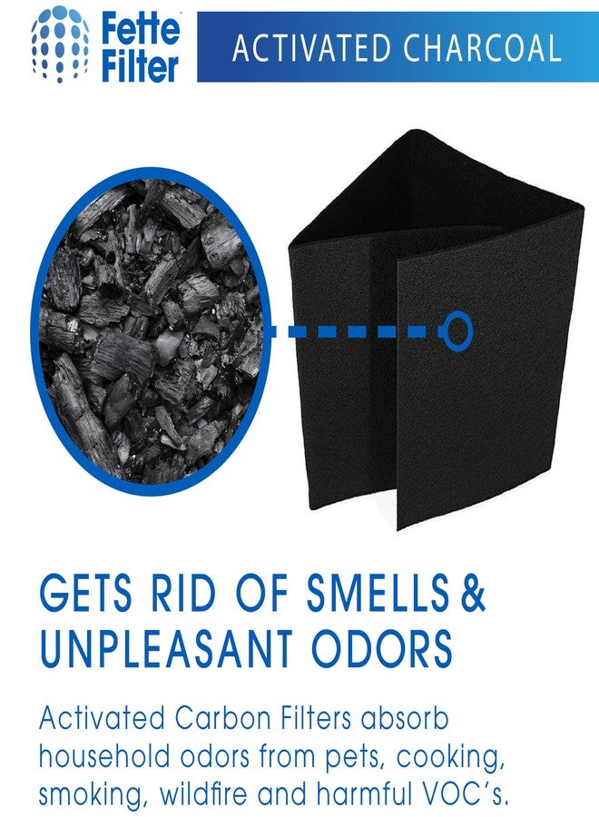 فيتي فلتر فلتر Fette - HRF-AP1 لفائف فلتر الكربون العالمي الممتاز المتوافق مع فلتر Honeywell HRF-AP1 يتضمن فلترين من الكربون مقطوعين حسب الحجم. - Image 3