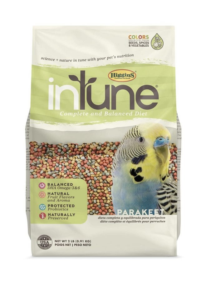 HigginS Higgins 2 Pack of Intune Complete and Balanced Diet Parakeet Food, 2 Pounds Each  - Image 2