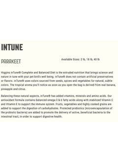 HigginS Higgins 2 Pack of Intune Complete and Balanced Diet Parakeet Food, 2 Pounds Each  - Image 4